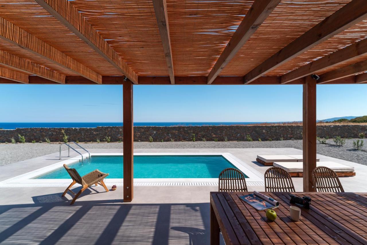 Terra D'Oro Sea View Villa With Private Pool Kiotari Exterior photo