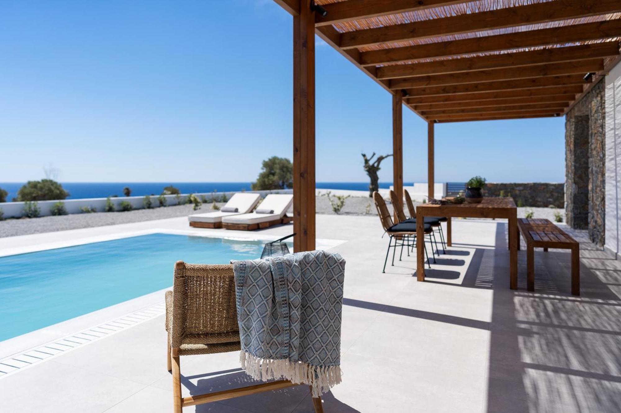 Terra D'Oro Sea View Villa With Private Pool Kiotari Room photo